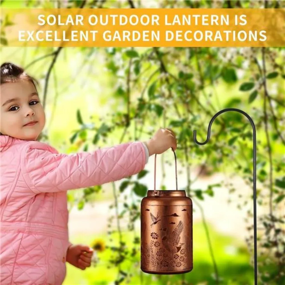 New Solar Lanterns Outdoor Waterproof Garden Decor Birthday Gifts for Women Mom